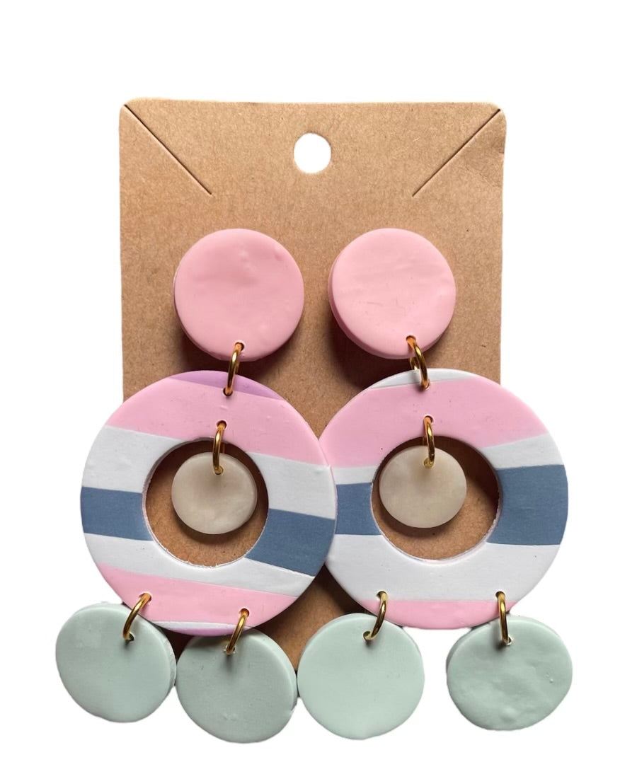 #72 Clay earrings