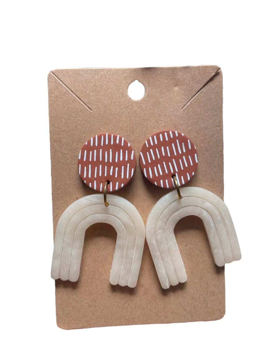 #65 Clay earrings