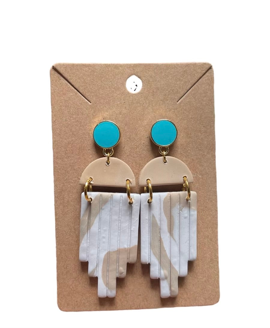 #61 Clay earrings