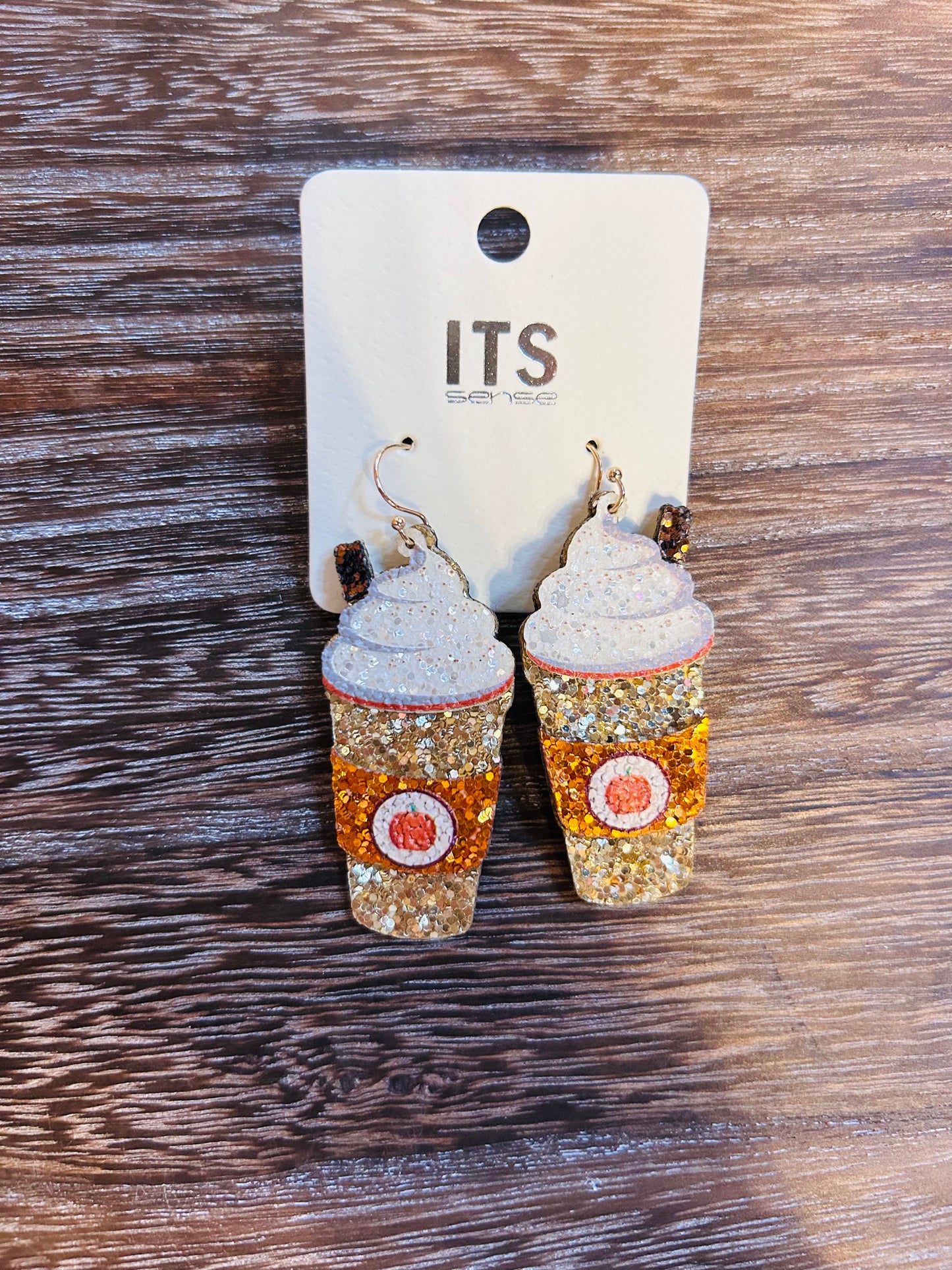 Pumpkin Spice Shimmery Earrings