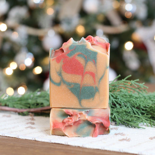 Christmas Cabin Exfoliating Goat Milk Soap