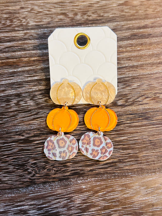 Pumpkin Earrings