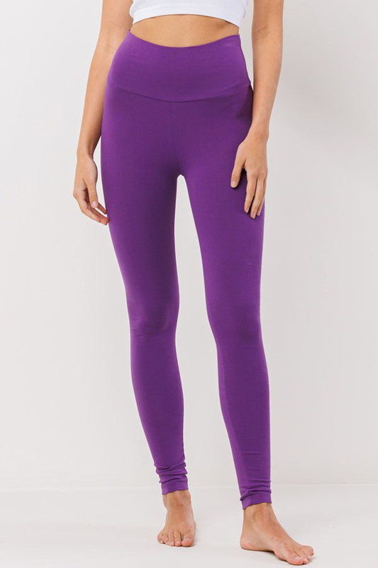 Purple leggings