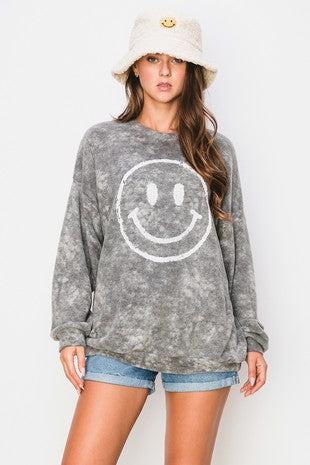 Oversized Sweatshirt Smile