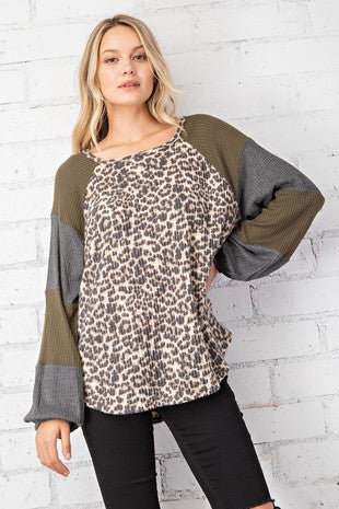 Leopard Print Top