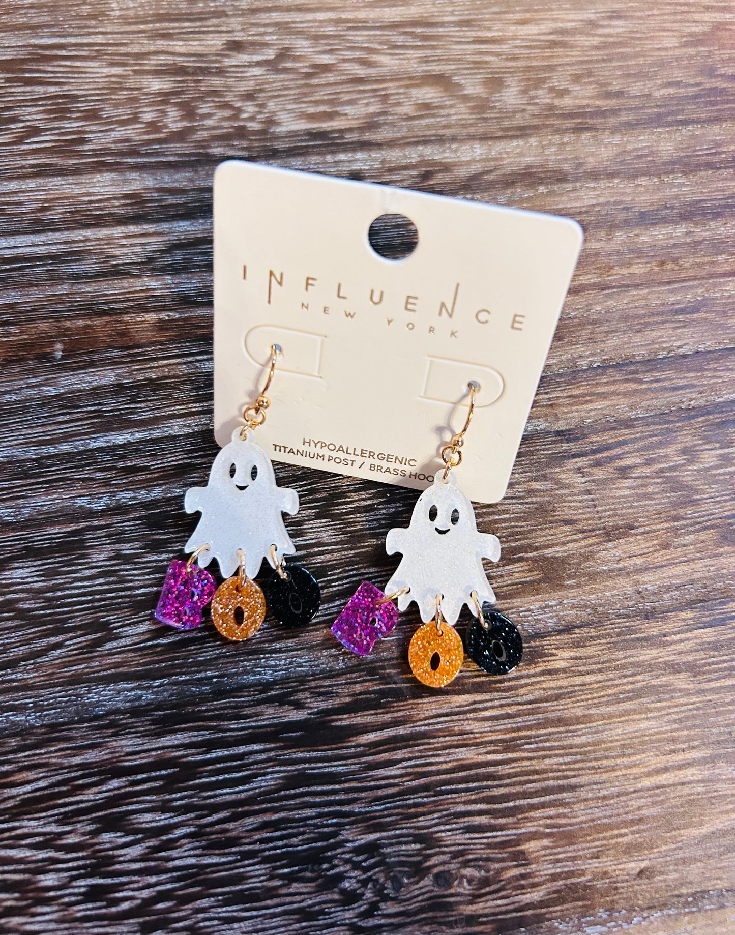 Small Boo Ghost Earrings